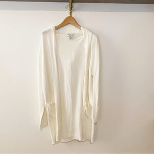 NWOT Rachel Zoe Cream Hooded Cardigan